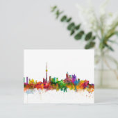 Toronto Canada Skyline Postkarte (Stehend Vorderseite)