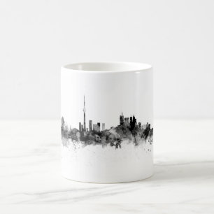 Toronto Canada Skyline Schwarz-weiß Kaffeetasse