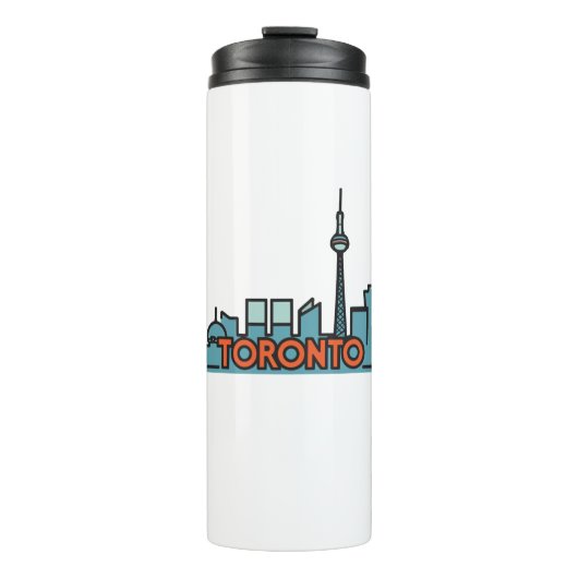 Toronto Canada Skyline Thermosbecher (Vorderseite)