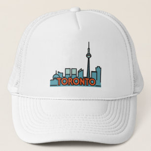 Toronto Canada Skyline Truckerkappe