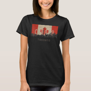 Toronto canada Skyline Vacation Souvenir Flagge T-Shirt