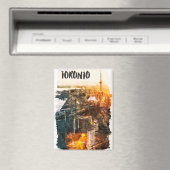 Toronto Canada Sunset Skyline Silhouette Magnet (In Situ (Geschirrspüler))