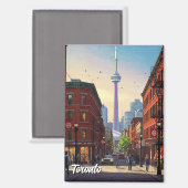Toronto Canada Travel Magnet (Vorderseite/Rückseite)