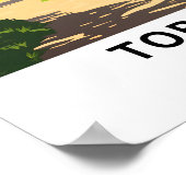 Toronto Canada Travel Print Poster (Ecke)