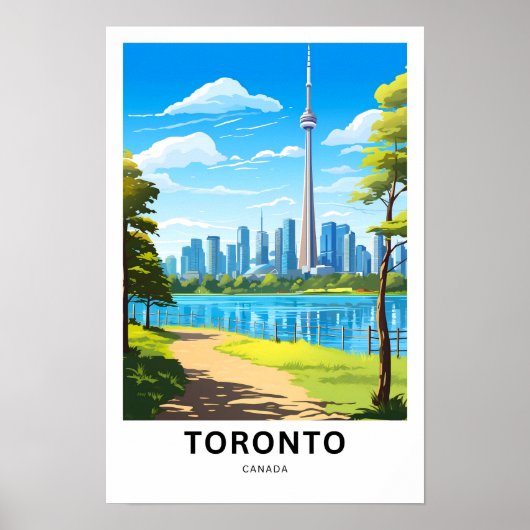 Toronto Canada Travel Print Poster (Vorne)