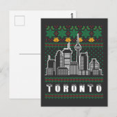 Toronto Canada Ugly Christmas Postkarte (Vorne/Hinten)