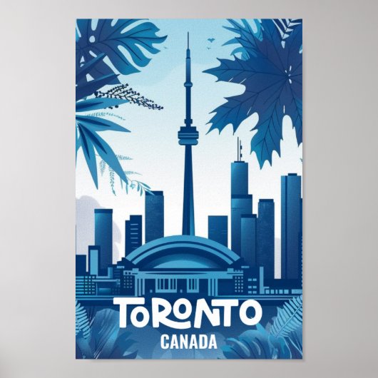 Toronto Canada Vintag Famous Travel Place Poster (Vorne)
