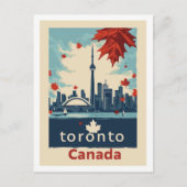 Toronto Canada Vintag Famous Travel Place Postkarte (Vorderseite)