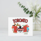 Toronto Canada Vintag Postkarte (Stehend Vorderseite)