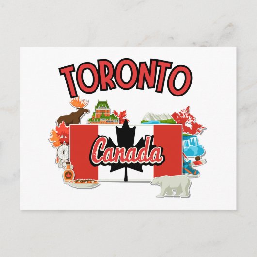 Toronto Canada Vintag Postkarte (Vorderseite)