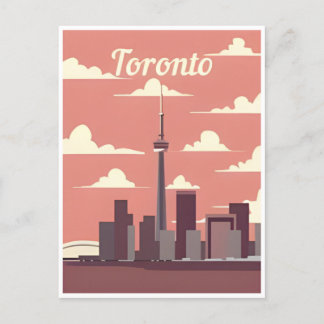 Toronto Canada Vintage Reise zu den Künsten Postkarte