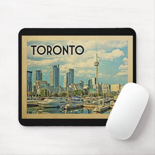 Toronto Canada Vintage Travel Mousepad (Mit Mouse)