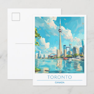 Toronto Canada Vintage Travel Postkarte