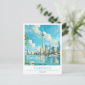 Toronto Canada Vintage Travel Postkarte (Stehend Vorderseite)