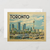 Toronto Canada Vintage Travel Postkarte (Vorne/Hinten)