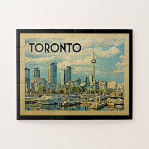 Toronto Canada Vintage Travel Puzzle