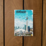 Toronto Canada Vintage Travel Watercolor Postkarte<br><div class="desc">Persönlich gestaltet dieses schöne Toronto Canada Reisekunst.</div>