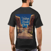 Toronto Charm Woven in Brick & Light T-Shirt (Rückseite)