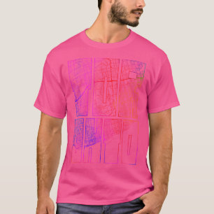 Toronto City Map Ontario Kanada - farbenfroh T-Shirt