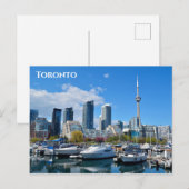 Toronto City Skyline Travel Foto Postkarte (Vorne/Hinten)