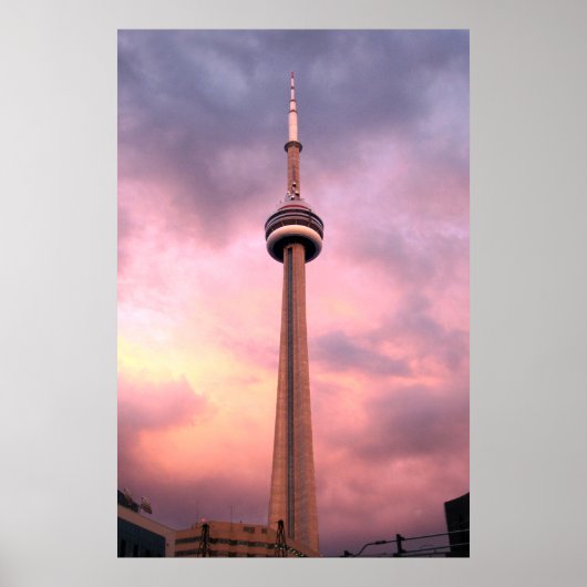 TORONTO, CN TOWER 36" x 24", Poster (Vorne)