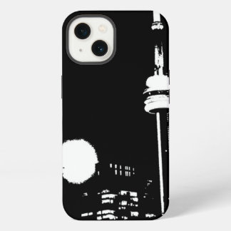 Toronto CN-Turm Schwarz-Weiß-Schablone iPhone 13 Hülle