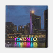 Toronto Colorful Skyline Magnet (Vorne)