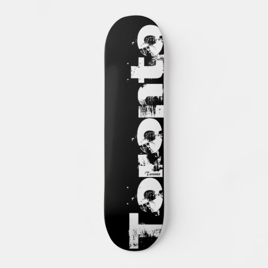 Toronto - Cooler Stadtstil - Skateboard (Vorderseite)