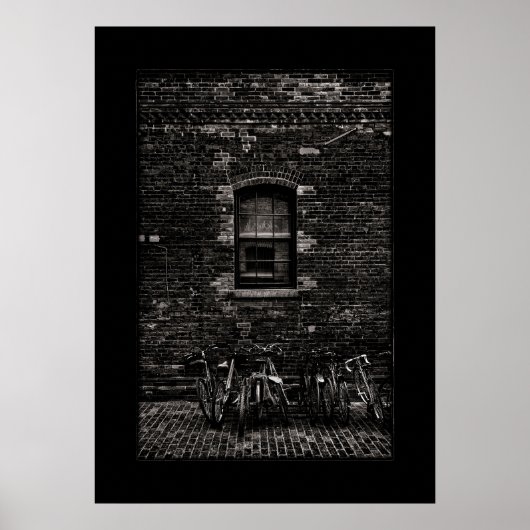 Toronto Distillery District Fenster 5 mit Rahmen Poster (Vorne)