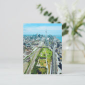 Toronto Downtown Bird's Eye View Postkarte (Stehend Vorderseite)