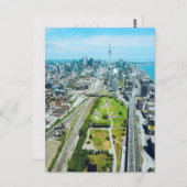 Toronto Downtown Bird's Eye View Postkarte (Vorne/Hinten)