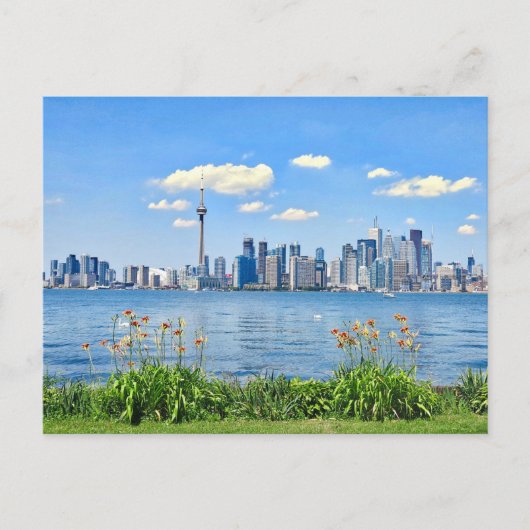 Toronto Downtown Water View Ontario Postkarte (Vorderseite)