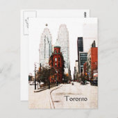 Toronto, Flacheisen-Gebäude Postkarte (Vorne/Hinten)