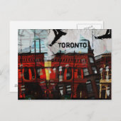 Toronto-Flacheisen-Gebäude-Postkarte Postkarte (Vorne/Hinten)