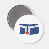 Toronto Flag Magnet (Vorderseite/Rückseite)