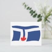 Toronto Flag Postkarte (Stehend Vorderseite)