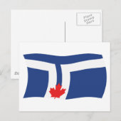 Toronto Flag Postkarte (Vorne/Hinten)
