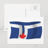 Toronto Flag Postkarte (Vorne/Hinten)