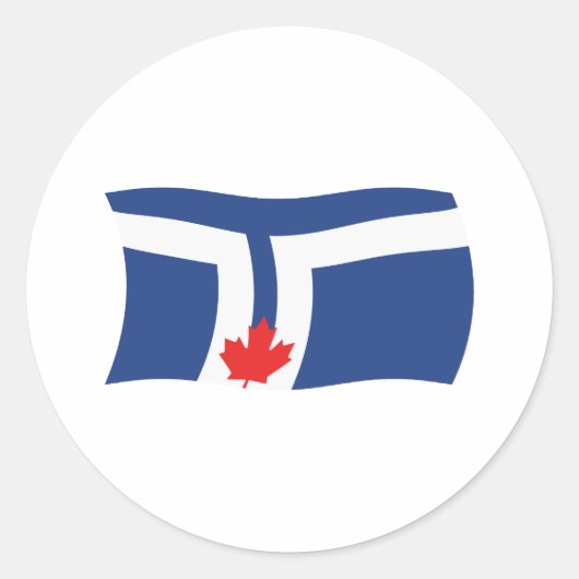 Toronto Flag Sticker (Vorderseite)