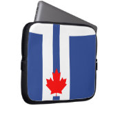Toronto-Flagge Laptop-Hülle Laptopschutzhülle (Vorne Rechts)