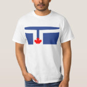Toronto-Flagge T-Shirt (Vorderseite)