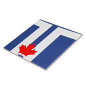 Toronto-Flaggen-Kachel Fliese (Seite)