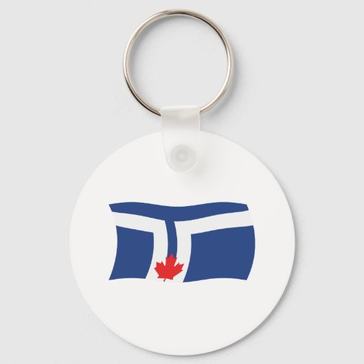 Toronto-Flaggen-Schlüsselanhänger Schlüsselanhänger (Vorderseite)