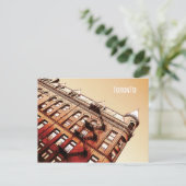Toronto Flat Iron Gebäude Postkarte (Stehend Vorderseite)
