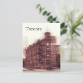 Toronto Flat Iron Gooderham and worts Gebäude Postkarte (Stehend Vorderseite)