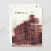 Toronto Flat Iron Gooderham and worts Gebäude Postkarte (Vorne/Hinten)