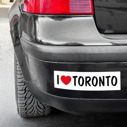 Toronto für benutzerdefinierte Text-I-Liebe Autoaufkleber