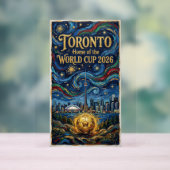 Toronto Fußballkunst 2026 Stadiondesign Acrylschild (Neutral)