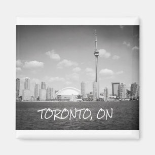 Toronto Greyscale City Magnet