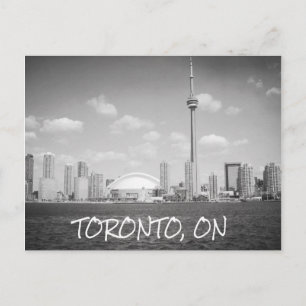 Toronto Greyscale Cityscape Postkarte